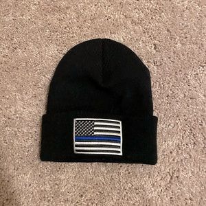 Really cute Thin Blue Line Beanie